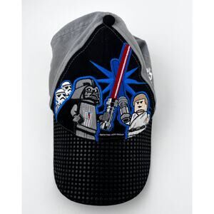 Star Wars Lego Children's Baseball Hat Darth Vader Han Solo Black Gray Kid Size